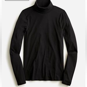 J.Crew Tissue Turtleneck in Black - Size Medium - In Like New Condition